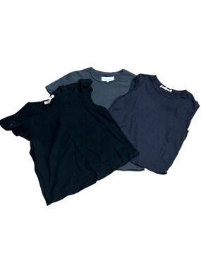 The GREAT. & AMO shirt top lot of 3 t-shirts THE GREAT Women's Size XS